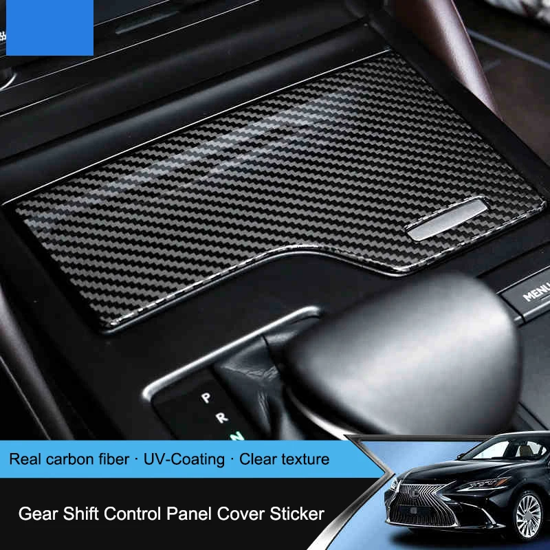 QHCP Gear Shift Panel Control CD Panel Storage Box Cover Water Cup Holder Sticker Carbon Fiber Fit For Lexus ES200 260 300H 2018 
QHCP Gear Shift Panel Control CD Panel Storage Box Cover Water Cup Holder Sticker Carbon Fiber Fit For Lexus ES200 260 300H 2018