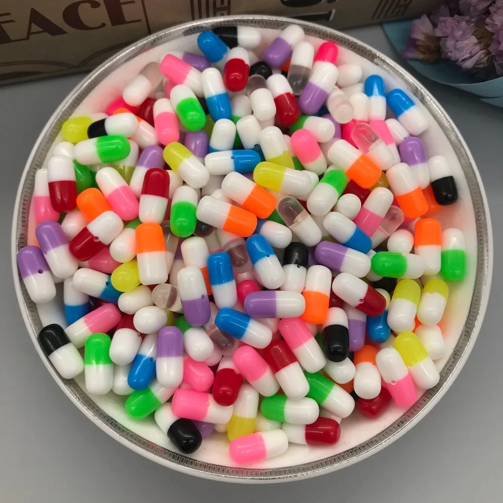 100 pcs/lot mixed Resin cute pill . Resin Cabochon for hair bow center,DIY (5*12mm)
100 pcs/lot mixed Resin cute pill . Resin Cabochon for hair bow center,DIY (5*12mm)