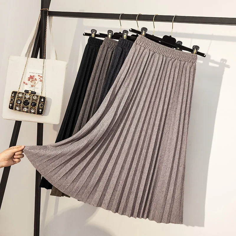 2019 Autumn Winter Women Suede Skirt Pink High Waist Long Pleated Skirts Womens Saias Midi Faldas Vintage Women Midi Skirt
2019 Autumn Winter Women Suede Skirt Pink High Waist Long Pleated Skirts Womens Saias Midi Faldas Vintage Women Midi Skirt