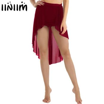 iiniim Womens Ballerina Dancewear High Waist Dance Skirt With Built-In Brief Sheer Mesh Panel Skirt High Low Asymmetrical Skirt
iiniim Womens Ballerina Dancewear High Waist Dance Skirt With Built-In Brief Sheer Mesh Panel Skirt High Low Asymmetrical Skirt