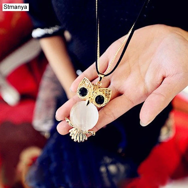 Owl Necklace - New Fashion Hot Sale Animal Pendant Necklace Opal Body Crystal Green Eye Gold Owl Long Necklace Wholesale N1039
Owl Necklace - New Fashion Hot Sale Animal Pendant Necklace Opal Body Crystal Green Eye Gold Owl Long Necklace Wholesale N1039