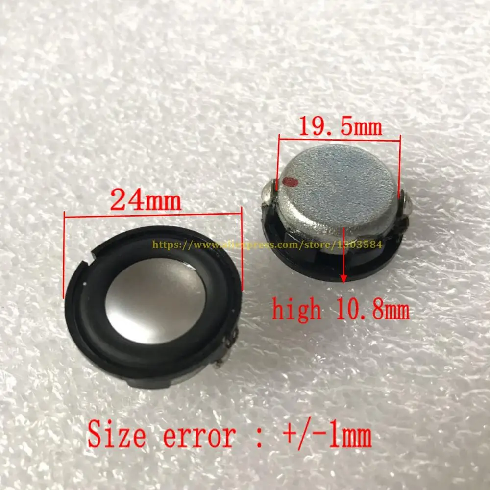 2pcs 24 mm Full Range Audio Speaker For 1 Inch 8 Ohm 2- 4 W Woofer Loudspeaker Speakers
2pcs 24 mm Full Range Audio Speaker For 1 Inch 8 Ohm 2- 4 W Woofer Loudspeaker Speakers