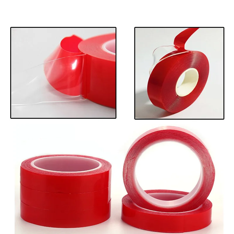 HIFUAR 1Pc Home Wall Hanging Double Sided Adhesive Tape Waterproof High Strength Acrylic Transparent Sticker Fixed Phone Screen
HIFUAR 1Pc Home Wall Hanging Double Sided Adhesive Tape Waterproof High Strength Acrylic Transparent Sticker Fixed Phone Screen