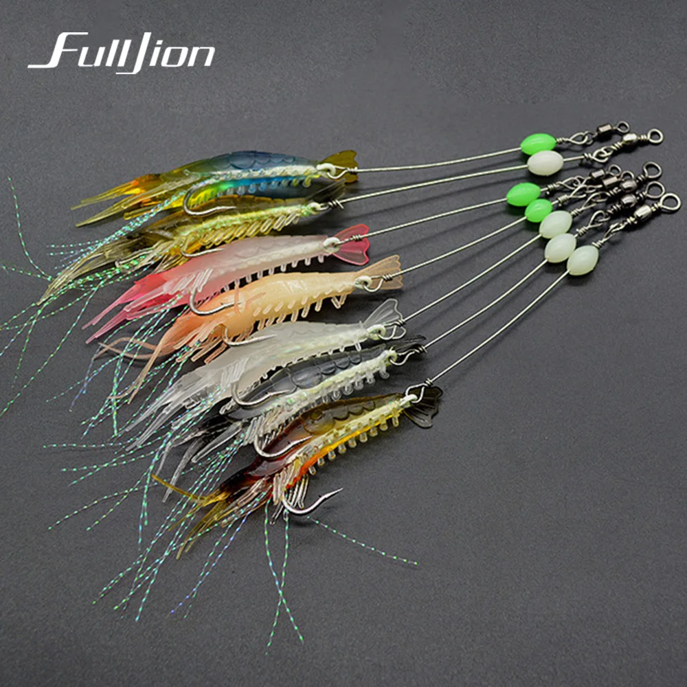 Fulljion Fishing Lures Shrimp Garnelen Soft Bait Lifelike Wobblers Hook Connector Swivels Shiner Spinner Fish Tackle Pesca
Fulljion Fishing Lures Shrimp Garnelen Soft Bait Lifelike Wobblers Hook Connector Swivels Shiner Spinner Fish Tackle Pesca