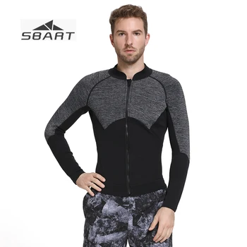 SBART 2019 New Patchwork Wetsuit Jacket Long Sleeve Thick Keep Warm Neoprene Front Zip Winter Swimming Snorkeling Diving Suit
SBART 2019 New Patchwork Wetsuit Jacket Long Sleeve Thick Keep Warm Neoprene Front Zip Winter Swimming Snorkeling Diving Suit