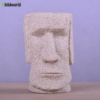 Creative Sandstone Sculpture Easter Island Stone Pen Holder Decoration Study Furniture Home Decoration Accessories
Creative Sandstone Sculpture Easter Island Stone Pen Holder Decoration Study Furniture Home Decoration Accessories