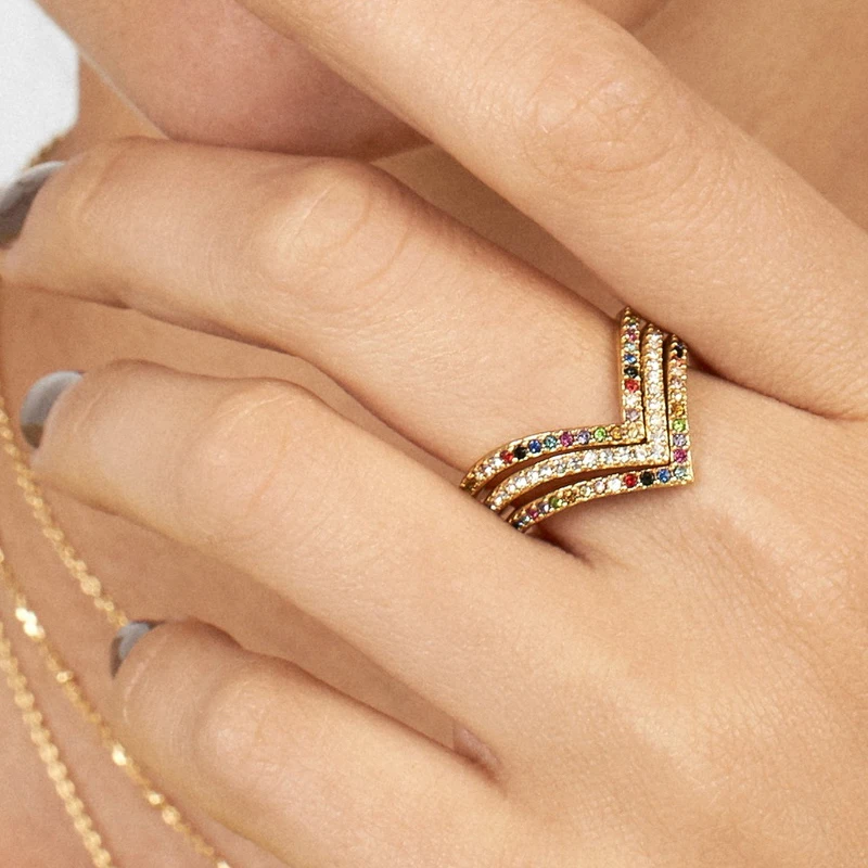 2019 Hot Rainbow Shimmering Wish Stackable Finger Ring For Women Fashion Original Jewelry Gift
2019 Hot Rainbow Shimmering Wish Stackable Finger Ring For Women Fashion Original Jewelry Gift