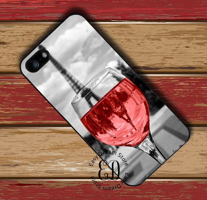 On Wine Glass in Paris case for Huawei P7 P8 P9 p10 p20 p30 mate 8 9 10 20 pro lite Honor | Мобильные телефоны и