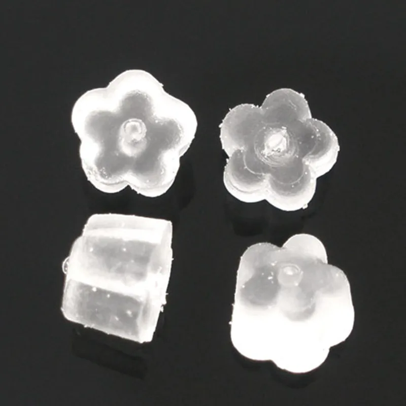 8Seasons 1000 Pcs Cute Flower Shaped Clear Rubber Back Earring Stoppers Findings 4x4mm And Hole: 0.5mm Jewelry Accessories
8Seasons 1000 Pcs Cute Flower Shaped Clear Rubber Back Earring Stoppers Findings 4x4mm And Hole: 0.5mm Jewelry Accessories