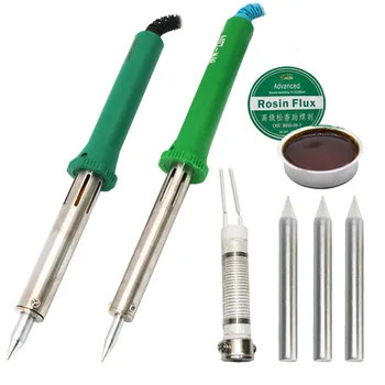 80W 100W 150W 220V Lead-free Electric Soldering Iron with Heating Core Soldering Tips Welding Tool
80W 100W 150W 220V Lead-free Electric Soldering Iron with Heating Core Soldering Tips Welding Tool