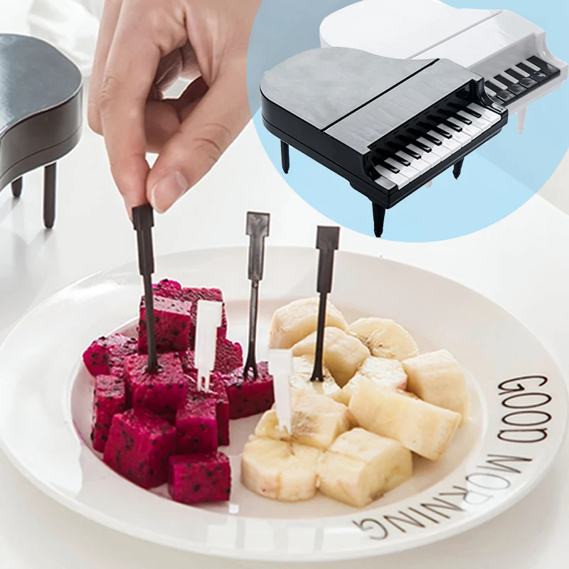 10Pcs/lot Creative Piano Fruit Forks Set Food Sticks For Dessert Fruit Snack Picking Kitchen Dining Tools
10Pcs/lot Creative Piano Fruit Forks Set Food Sticks For Dessert Fruit Snack Picking Kitchen Dining Tools