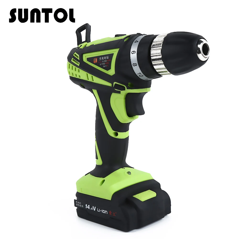 SUNTOL 14.4V Multi-functional Electric Screwdriver Drill Household Hand Drill Lithium-ion Battery Electric Drill
SUNTOL 14.4V Multi-functional Electric Screwdriver Drill Household Hand Drill Lithium-ion Battery Electric Drill