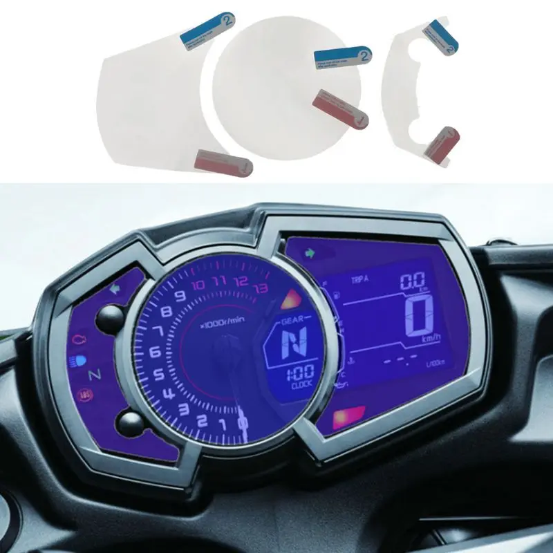 2 Set Cluster Scratch Screen Protection Film Protector For Kawasaki NINJA 650 Ninja 1000 250 400 Z1000SX X-300 Versys 2017 2018
2 Set Cluster Scratch Screen Protection Film Protector For Kawasaki NINJA 650 Ninja 1000 250 400 Z1000SX X-300 Versys 2017 2018