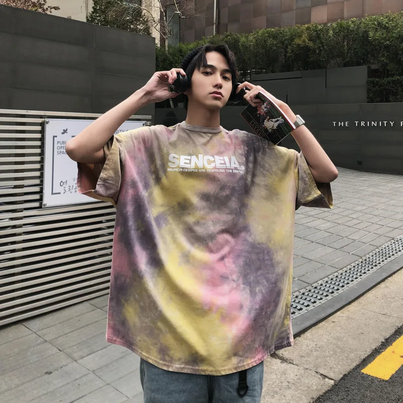 2019 New Spring And Summer Fashion Trend Korean Version Of The Campus Style Hip-hop Short-sleeved Cotton T-shirt Harajuku Best
2019 New Spring And Summer Fashion Trend Korean Version Of The Campus Style Hip-hop Short-sleeved Cotton T-shirt Harajuku Best