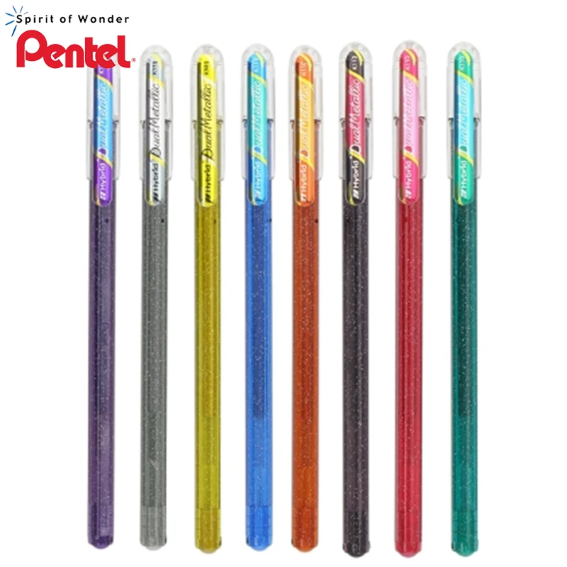 Japan Pentel flash 2 colors in one pen K110 high light greeting card color pen 8pcs/lot
Japan Pentel flash 2 colors in one pen K110 high light greeting card color pen 8pcs/lot