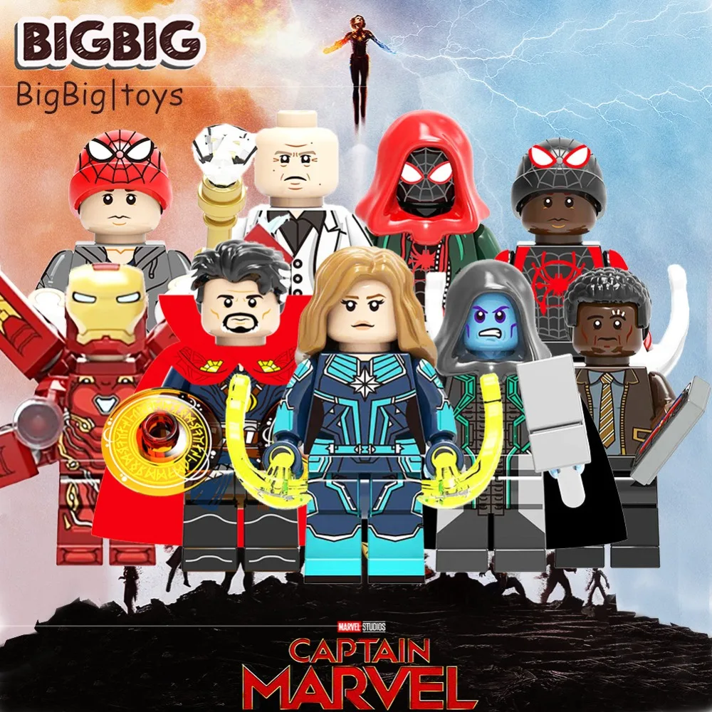 Captain Marvel Legoingly Avengers Figures Building Blocks Spiderman Sharks Compatible with Legoes toys for children gifts 25
Captain Marvel Legoingly Avengers Figures Building Blocks Spiderman Sharks Compatible with Legoes toys for children gifts 25