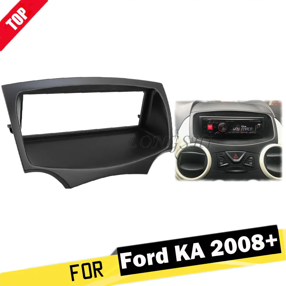 LONGHSI One Din Audio Fascia for Ford KA 2008+ Stereo Radio GPS DVD Stereo CD Panel Dash Mount Installation Trim Kit Frame 1din
LONGHSI One Din Audio Fascia for Ford KA 2008+ Stereo Radio GPS DVD Stereo CD Panel Dash Mount Installation Trim Kit Frame 1din