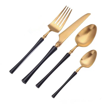 KuBac Hommi New Arrival 18/10 Stainless Steel Steak Knife Fork Matte Cutlery Set Black Gold Dinnerware Gift Set Drop Shipping
KuBac Hommi New Arrival 18/10 Stainless Steel Steak Knife Fork Matte Cutlery Set Black Gold Dinnerware Gift Set Drop Shipping