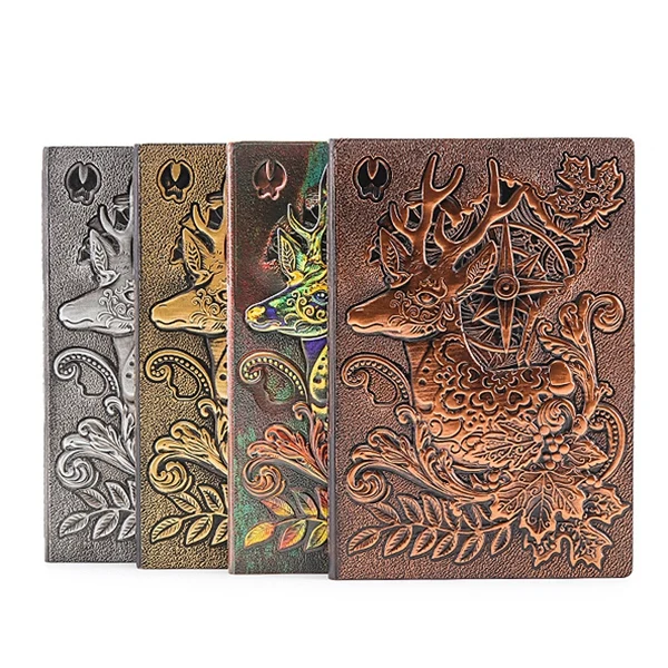 Novelty Diary Journal Pocket A5 Planner Notebook Line Page Embossed Elephant Deer Cover
Novelty Diary Journal Pocket A5 Planner Notebook Line Page Embossed Elephant Deer Cover