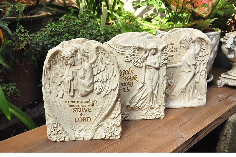 European retro imitation stone angel ornaments hanging wall decoration home gardening decoration ornaments
European retro imitation stone angel ornaments hanging wall decoration home gardening decoration ornaments