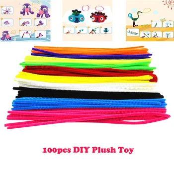 100pcs Montessori Materials Chenille Plush Toy Children Early Educational Toy Kids Pipe Cleaner Toy Gift Colorful DIY Art Crafts
100pcs Montessori Materials Chenille Plush Toy Children Early Educational Toy Kids Pipe Cleaner Toy Gift Colorful DIY Art Crafts