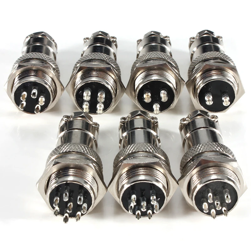 1 Set M16 Screw Type Aviation Connector High Qulaity Metal Aviation Plug Socket 2/3/4/5/6/7/8 Pins
1 Set M16 Screw Type Aviation Connector High Qulaity Metal Aviation Plug Socket 2/3/4/5/6/7/8 Pins