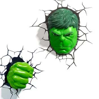 7"Avengers Infinity War Superhero Robert Bruce Banner Hulk Head And Hand 3D With LED Light Wall Lamp 18.5CM BOX T82
7"Avengers Infinity War Superhero Robert Bruce Banner Hulk Head And Hand 3D With LED Light Wall Lamp 18.5CM BOX T82