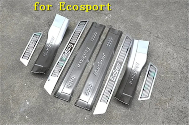 Stainless Steel car Internal external Scuff Plate/Door Sill Door Sill pedal bienvenidos for Ford Ecosport 2013-2017 Car styling
Stainless Steel car Internal external Scuff Plate/Door Sill Door Sill pedal bienvenidos for Ford Ecosport 2013-2017 Car styling