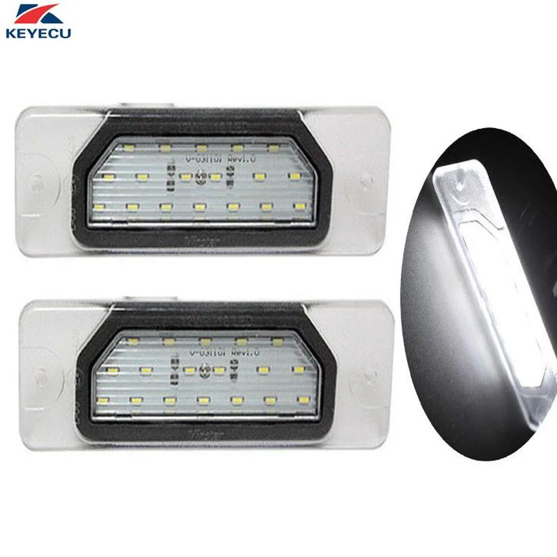 KEYECU 2x12 V 6000K 18SMD светодиодный номерной знак для Infiniti FX35/45 Q45 I30 I35 M37 M56|Корпус| |