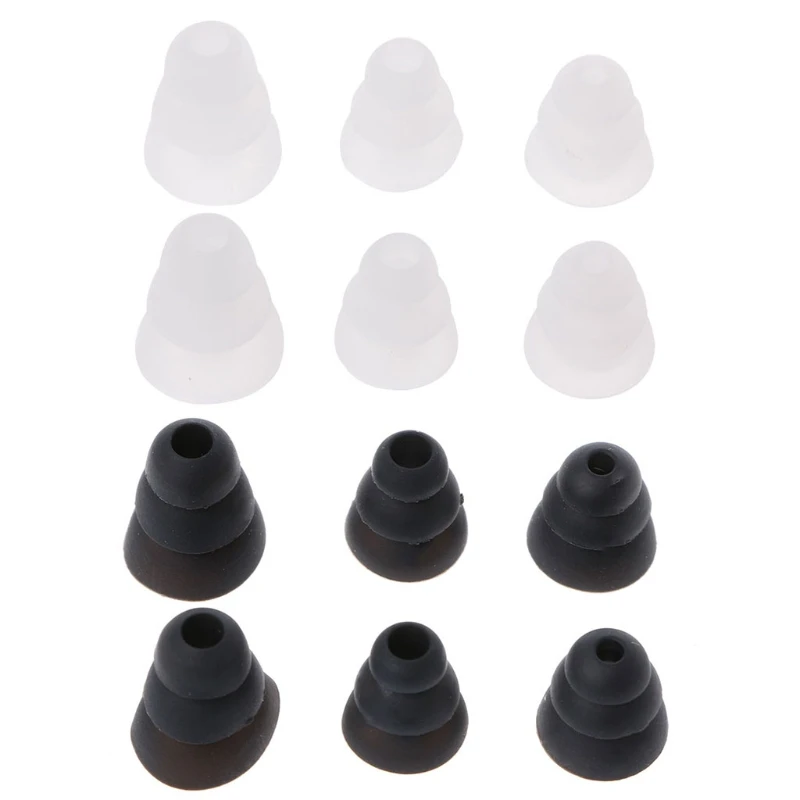 3 Pairs S/M/L Three-Layer Silicone Ear Tips Earbuds For In-Ear Earphone Replacement Mini Earpiece Ear Tips
3 Pairs S/M/L Three-Layer Silicone Ear Tips Earbuds For In-Ear Earphone Replacement Mini Earpiece Ear Tips