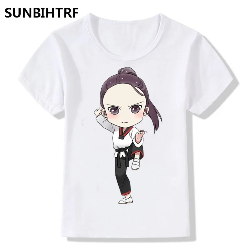Children Summer Cartoon Taekwondo Boy/Girl Design Funny T-Shirt Kids Baby Cartoon Clothes Big Boys Girls Casual Tops Tees
Children Summer Cartoon Taekwondo Boy/Girl Design Funny T-Shirt Kids Baby Cartoon Clothes Big Boys Girls Casual Tops Tees