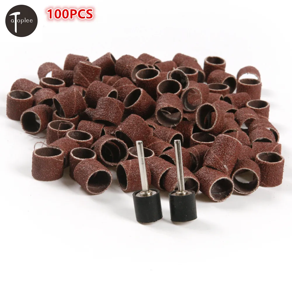 100 PCS 6.35/9.5/12.5mm Diameter Sanding Bands 80# With 2 PCS Sanding Drum Mandrel Polishing Metals Woods Tools
100 PCS 6.35/9.5/12.5mm Diameter Sanding Bands 80# With 2 PCS Sanding Drum Mandrel Polishing Metals Woods Tools
