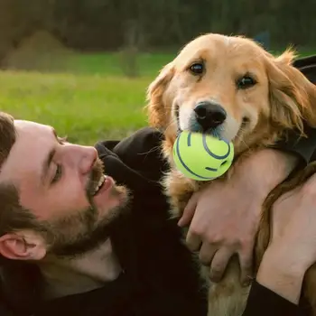 Pet Dog Vocal Toy Ball Bite-proof Relieve Boring Molar Training Pet Environmentally Friendly Ball Dog Toys
Pet Dog Vocal Toy Ball Bite-proof Relieve Boring Molar Training Pet Environmentally Friendly Ball Dog Toys