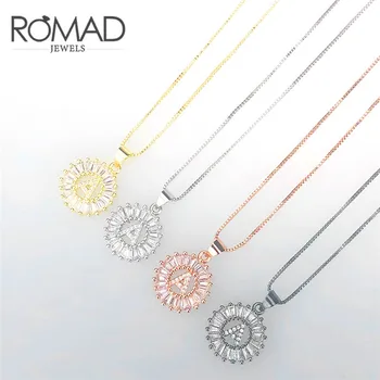 Romad 4 Color Stainless Steel Circle Pendant Necklaces Girl Boys 26 English Letter Smaller Size Necklace Children Long Chain R45
Romad 4 Color Stainless Steel Circle Pendant Necklaces Girl Boys 26 English Letter Smaller Size Necklace Children Long Chain R45