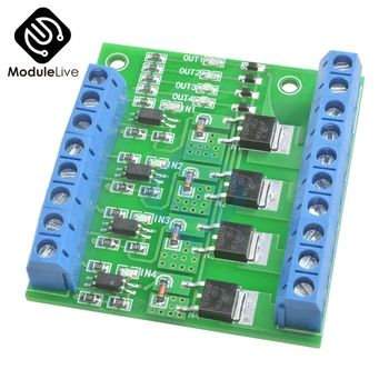 Trigger Switch 4-way FET MOS DC Control Module Board for PWM Motor Pump LED O6BS Based On FET Model F5305S PLC Interface DIY KIT
Trigger Switch 4-way FET MOS DC Control Module Board for PWM Motor Pump LED O6BS Based On FET Model F5305S PLC Interface DIY KIT