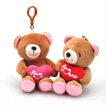 New style cute teddy bear plush toys small pendant keychains Soft Stuffed Animals doll creative valentine birthday gifts
New style cute teddy bear plush toys small pendant keychains Soft Stuffed Animals doll creative valentine birthday gifts