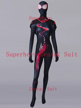 2018 New Venom Gwen Costume Spiderman Costume 3D Printed Lycra Spandex Halloween Cosplay Spider Zentai Suit For Kids/Adult
2018 New Venom Gwen Costume Spiderman Costume 3D Printed Lycra Spandex Halloween Cosplay Spider Zentai Suit For Kids/Adult