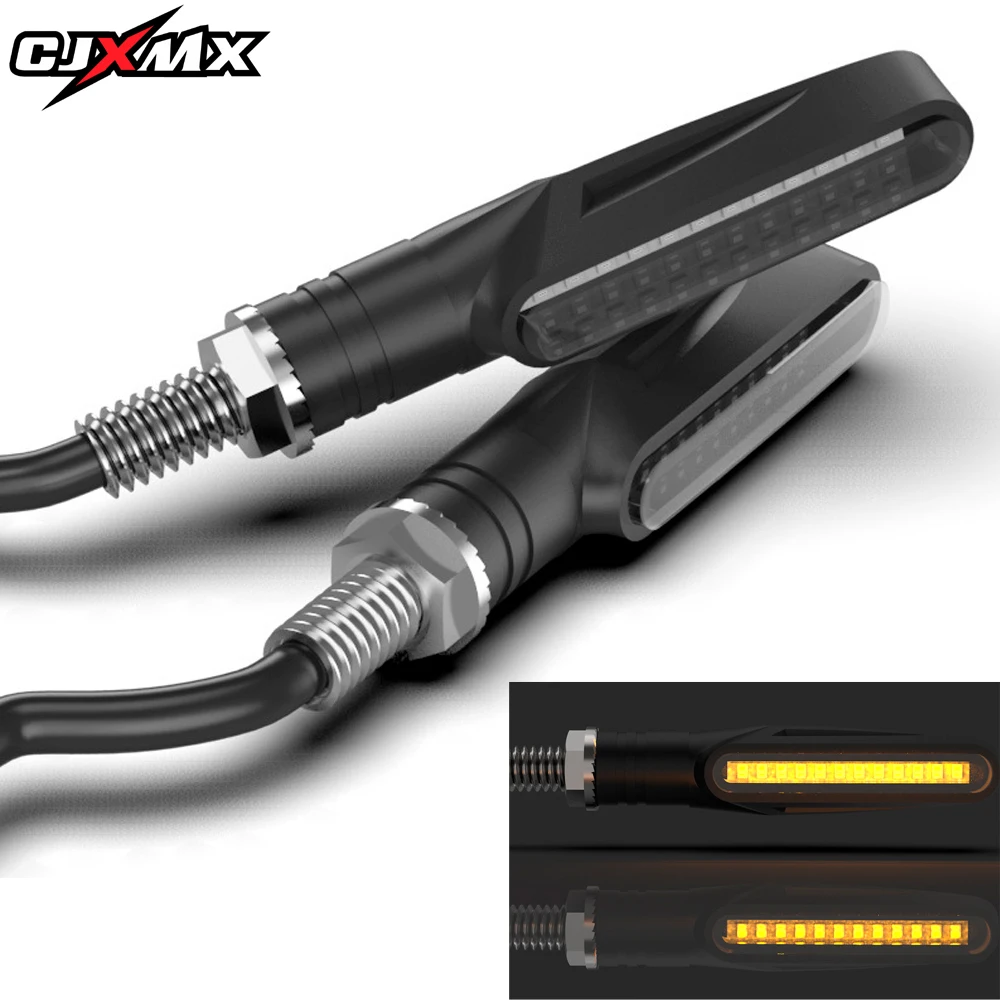 CJXMX 2Pcs Motorcycle LED Turn Signals Light Flashing Light Flowing Water Blinker Tail Indicator Light Motorcycles Accessories
CJXMX 2Pcs Motorcycle LED Turn Signals Light Flashing Light Flowing Water Blinker Tail Indicator Light Motorcycles Accessories