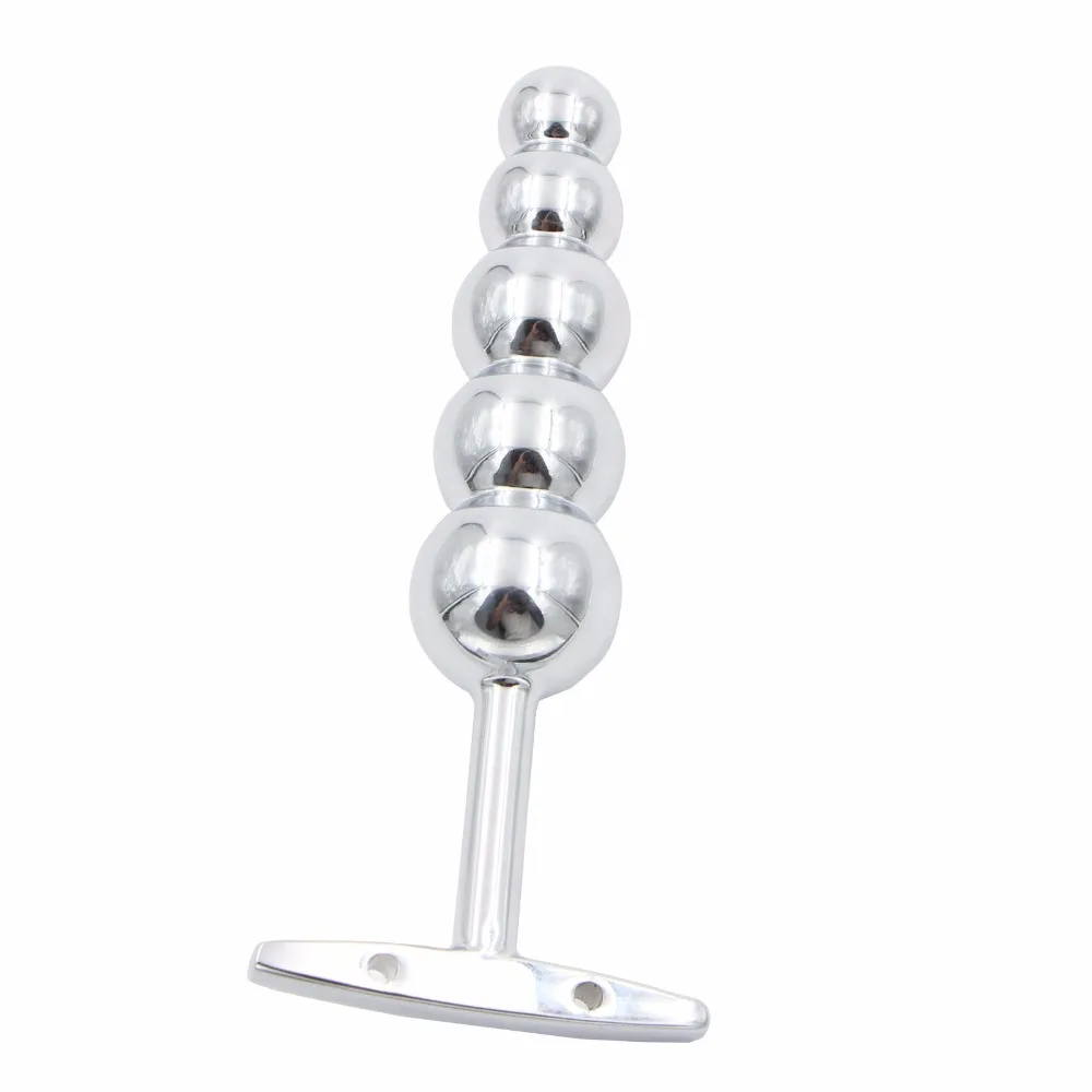 Portable Metal Long Anal Beads Big Anal Plug Prostate Massager Butt Plug Adult Sex Toys for Men Gay Woman Erotic Toys Sex Shop