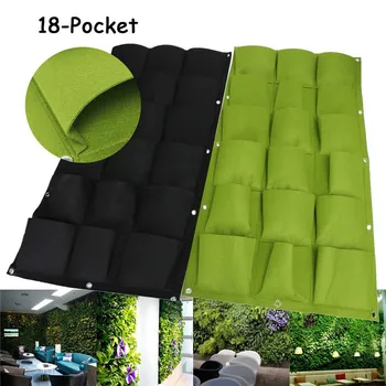 18 Pockets Wall Hanging Planting Bags Garden Grow Bags For Plants Flower Vertical Felt Planter Bags for Indoor Outdoor Flowerpot
18 Pockets Wall Hanging Planting Bags Garden Grow Bags For Plants Flower Vertical Felt Planter Bags for Indoor Outdoor Flowerpot