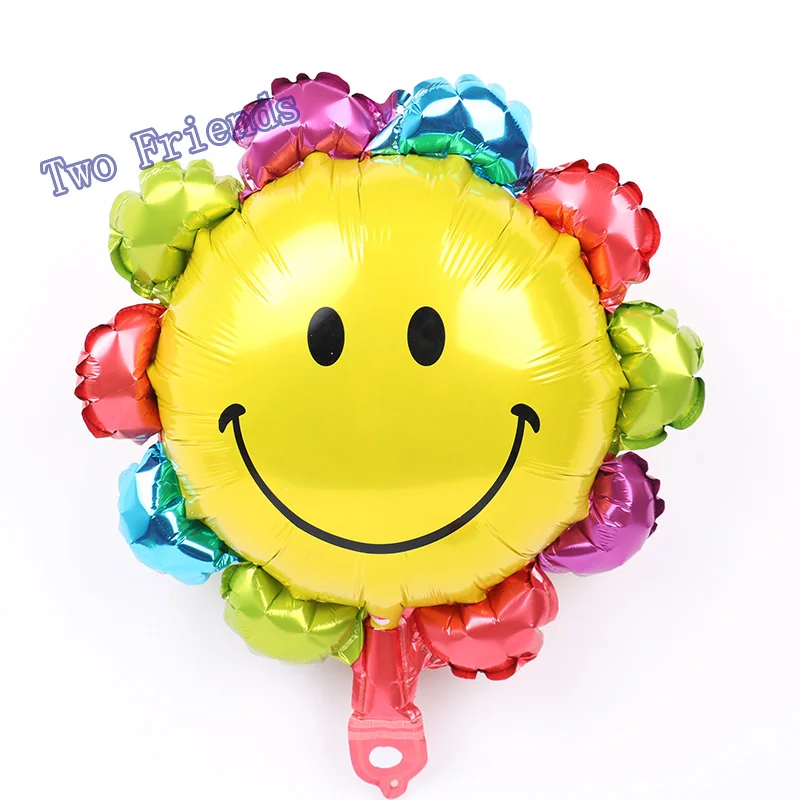 Mini Smile face Golden Sun flower air balloons Happy birthday decorations wedding helium ballon Baby shower party supplies 5pcs
Mini Smile face Golden Sun flower air balloons Happy birthday decorations wedding helium ballon Baby shower party supplies 5pcs