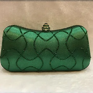 

Women Evening Bags Ladies Wedding Party Clutch Bag Crystal Black green Diamonds Purses bag for Women Briefcase bolsas femininas