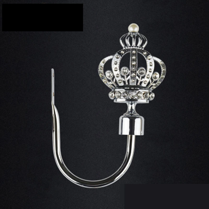 High quality eco-friendly plated process metal crowm U-arm design hooks curtain tieback holdback can order mixed by color
High quality eco-friendly plated process metal crowm U-arm design hooks curtain tieback holdback can order mixed by color