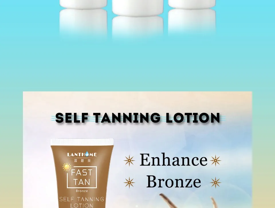 Full body tanning lotion Stay 1Week 2 hour Bronze Self Sun tan Tanning Enhance Lotion Day tanning cream bronzer tanner lotion Full body tanning lotion Stay 1Week 2 hour Bronze Self Sun tan Tanning Enhance Lotion Day tanning cream bronzer tanner lotion