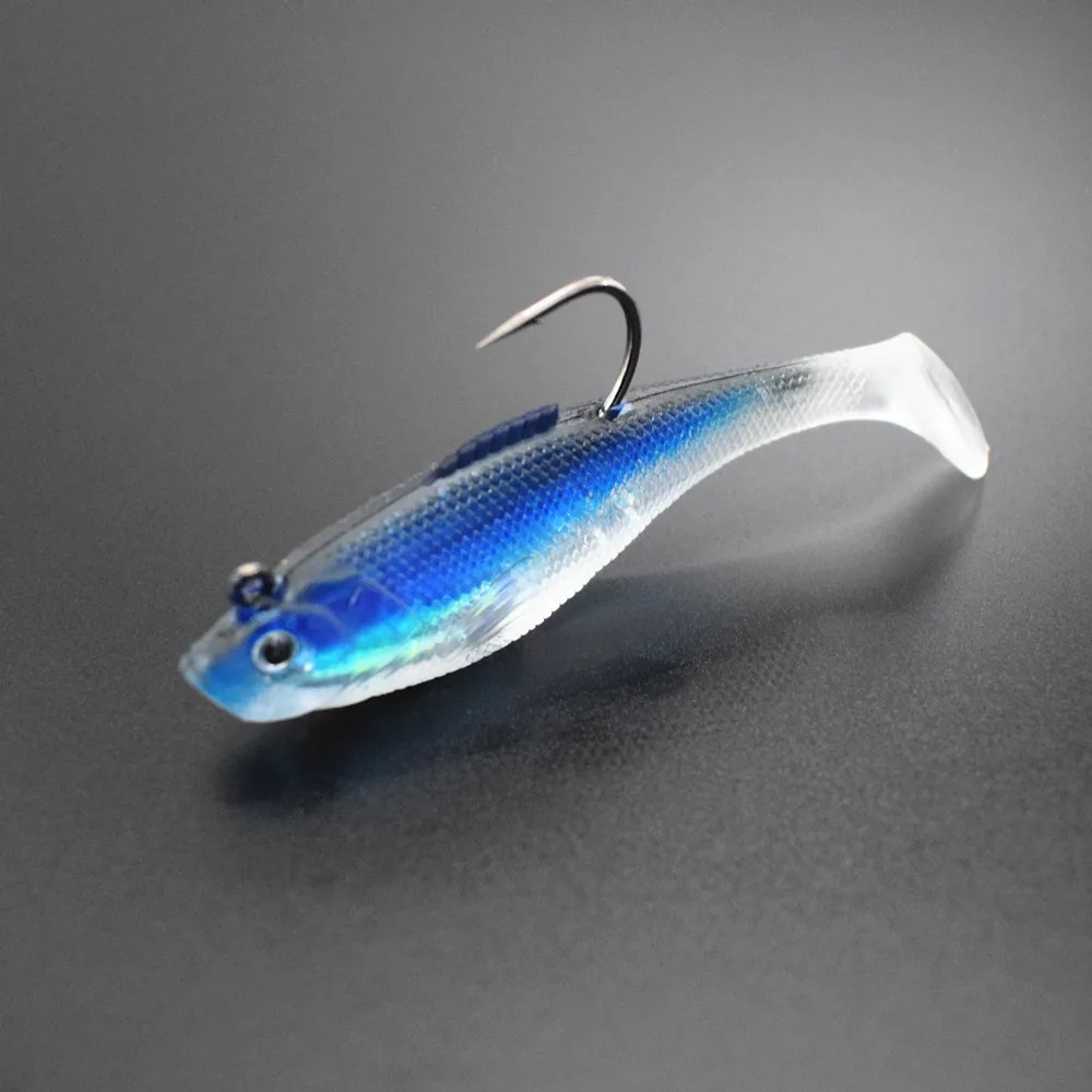 3pcs 10.5cm/28g Soft Bait Lead Head Fish Lures Bass Fishing lure Sharp Hook T Tail
3pcs 10.5cm/28g Soft Bait Lead Head Fish Lures Bass Fishing lure Sharp Hook T Tail