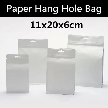 New Fashion 50pcs 11x20cm+6cm 3D White Paper Spice/Cereals/Coffee Beans/Powder Bag
New Fashion 50pcs 11x20cm+6cm 3D White Paper Spice/Cereals/Coffee Beans/Powder Bag