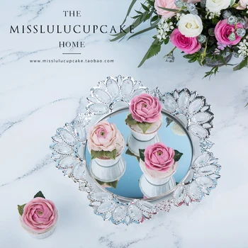 Mirror fruit plate dish tray cake shelf plate cosmetic jewelry box storage plate dessert table decoration
Mirror fruit plate dish tray cake shelf plate cosmetic jewelry box storage plate dessert table decoration