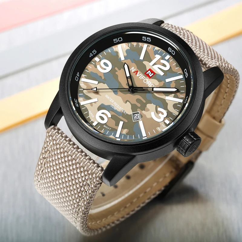 Watches Men Fashion Casual NAVIFORCE Brand Nylon Military Men's Watch Waterproof Quartz Wristwatches Dive Relogio Masculino
Watches Men Fashion Casual NAVIFORCE Brand Nylon Military Men's Watch Waterproof Quartz Wristwatches Dive Relogio Masculino