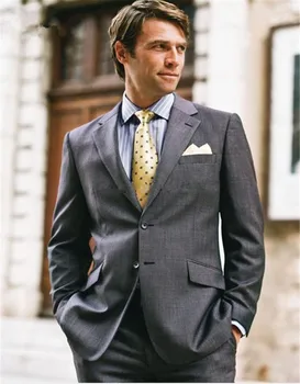 2020 New style Casual Notch Lapel Two Buttons Grey Groom Tuxedos Bridegroom Suits Terno Masculino Vestidos (Jacket+Pant)
2020 New style Casual Notch Lapel Two Buttons Grey Groom Tuxedos Bridegroom Suits Terno Masculino Vestidos (Jacket+Pant)