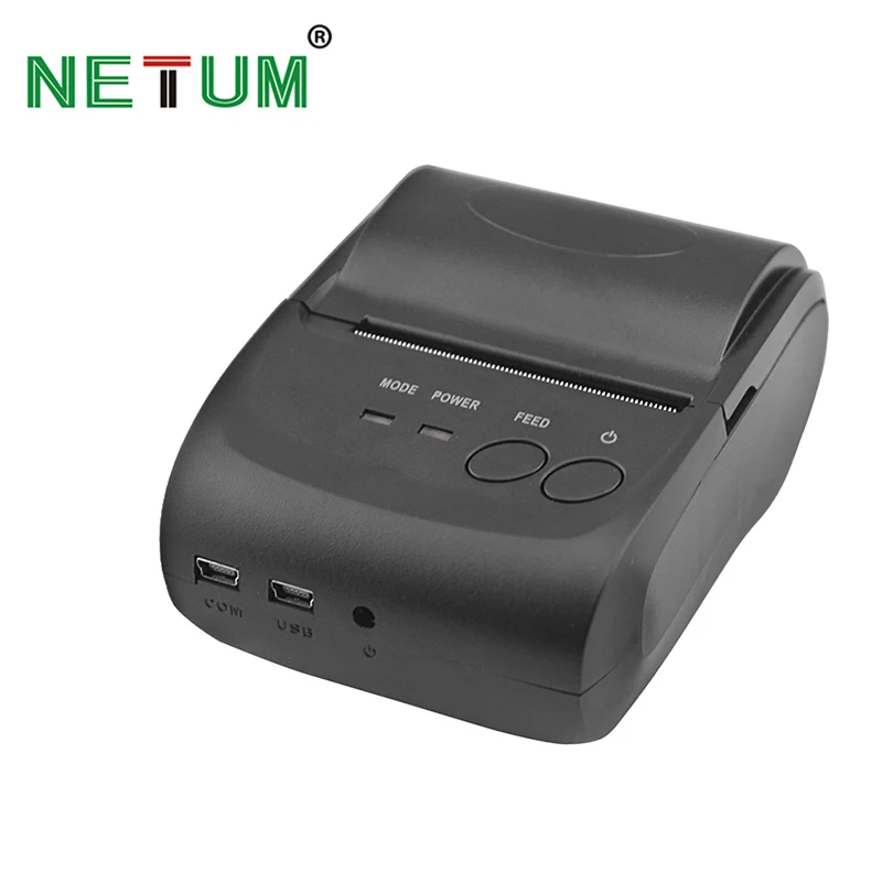 

NT-5802DD Portable Bluetooth Thermal Printer Mini 58mm bluetooth android and ios pos printer mobile USB receipt printer NETUM